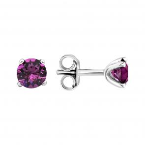 Серебряные серьги TALANT с кристаллом Swarovski 12-72-000Й-26412 фото