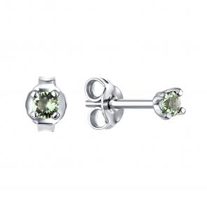 Серебряные серьги TALANT с кристаллом Swarovski 12-72-000У-26414 фото