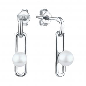 Серебряные серьги TALANT с жемчугом 12-72-0010-15219 фото