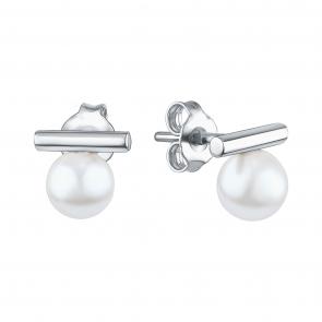 Серебряные серьги TALANT с жемчугом 12-72-0010-15223 фото