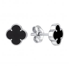 Серебряные серьги TALANT с ониксом 12-72-0080-10059 фото