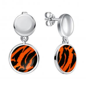 Серебряные серьги TALANT с эмалью 12-79-000Я-17975 фото