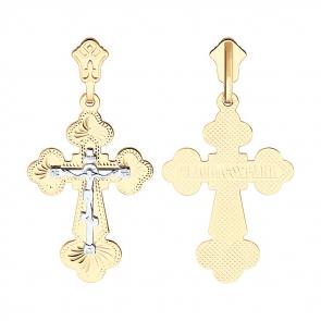 Золотая подвеска SOKOLOV 121018 фото