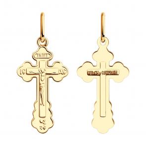 Золотая подвеска SOKOLOV 121498 фото