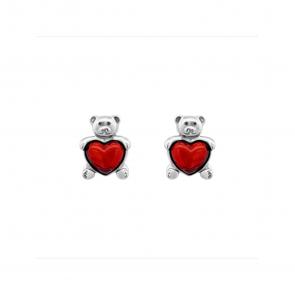 Серебряные серьги Дарвин с янтарём 122041206aa-к фото