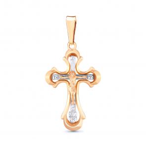 Золотая подвеска AQUAMARINE 12543 фото