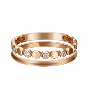 Золотое кольцо Platina с фианитом 13-0001-00-401-1110-48 фото