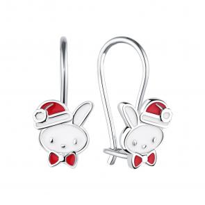 Серебряные серьги TALANT с эмалью 13-79-0000-12274 фото