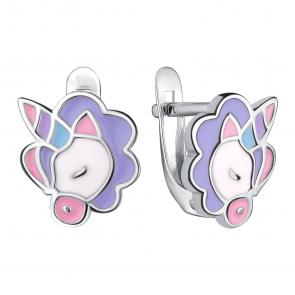 Серебряные серьги TALANT с эмалью 13-79-0000-12782 фото