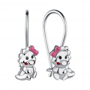 Серебряные серьги Символ года Дракон TALANT с эмалью 13-79-0000-15119 фото