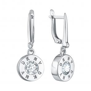 Серебряные серьги TALANT с фианитом 14-72-0001-12744 фото