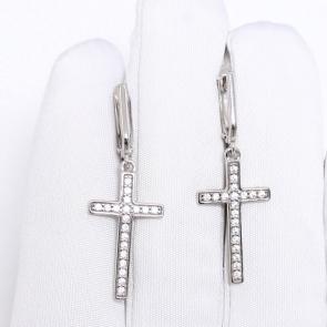 Серебряные серьги TALANT с фианитом 14-72-0001-17469 фото