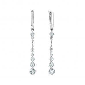 Серебряные серьги TALANT с фианитом 14-72-0001-29076 фото