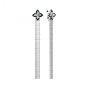 Серебряные серьги TALANT с фианитом и эмалью 14-79-0001-17399 фото