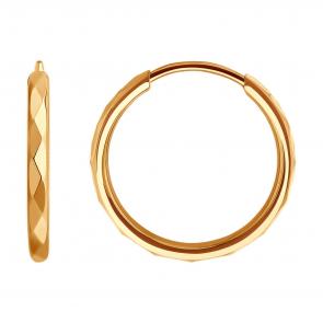 Золотые серьги SOKOLOV 140006 фото