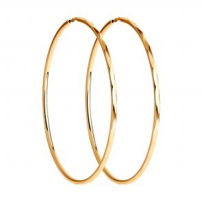 Золотые серьги SOKOLOV 140009 фото