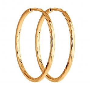 Золотые серьги SOKOLOV 140012 фото