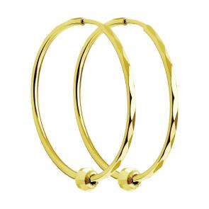 Серьги из лимонного золота SOKOLOV 140120-2 фото