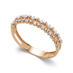 Золотое кольцо АЛЬКОР с бриллиантом 14789-100 фото