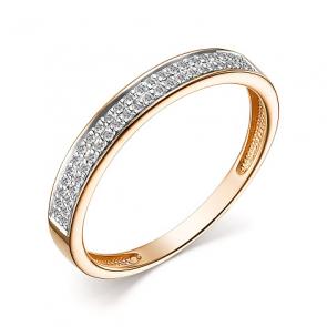 Золотое кольцо АЛЬКОР с бриллиантом 14862-100 фото