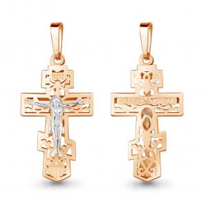 Золотая подвеска AQUAMARINE 14953 фото