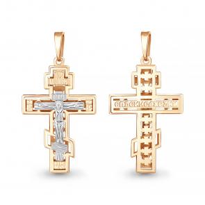 Золотая подвеска AQUAMARINE 14956 фото