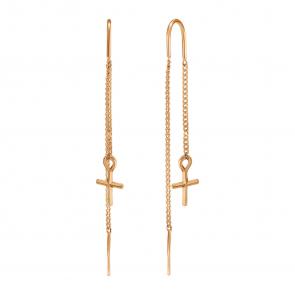 Золотые серьги-кресты TALANT 15-00-0000-25053 фото