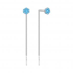 Серебряные серьги TALANT с фианитом 15-72-0009-23486 фото