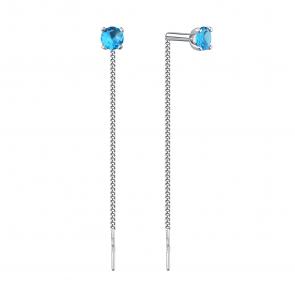 Серебряные серьги TALANT с фианитом 15-72-0009-26412 фото