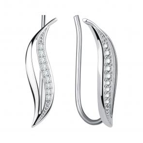Серебряные серьги TALANT с фианитом 16-72-0001-11302 фото