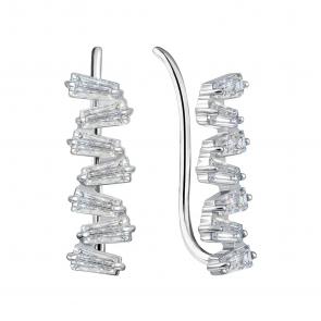 Серебряные серьги TALANT с фианитом 16-72-0001-15847 фото