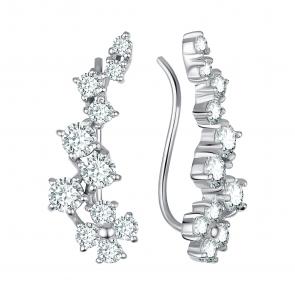 Серебряные серьги TALANT с фианитом 16-72-0001-27211 фото