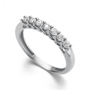 Кольцо из белого золота АЛЬКОР с бриллиантом 16060-200 фото