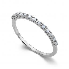 Кольцо из белого золота АЛЬКОР с бриллиантом 16440-200 фото