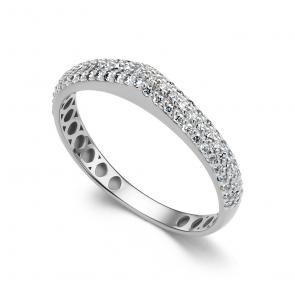 Кольцо из белого золота АЛЬКОР с бриллиантом 16545-200 фото