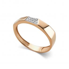 Золотое кольцо АЛЬКОР с бриллиантом 16602-100 фото