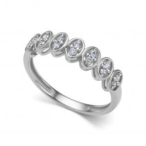 Кольцо из белого золота АЛЬКОР с бриллиантом 16654-200 фото