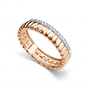 Золотое кольцо АЛЬКОР с бриллиантом 16689-100 фото