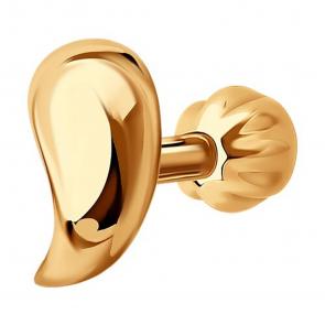 Одиночная серьга из золота SOKOLOV 170108 фото