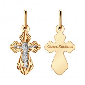 Золотая подвеска Золотые узоры 18-0016 фото