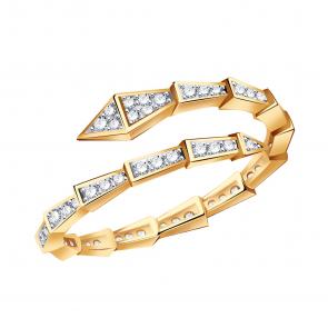 Золотое кольцо Символ года Змея TALANT с фианитом 20-02-0001-80754 фото