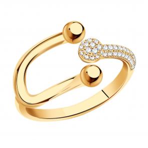 Золотое кольцо TALANT с фианитом 20-02-0001-80761 фото