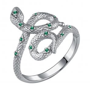 Серебряное кольцо Символ года Змея TALANT с фианитом 20-72-0003-15732 фото