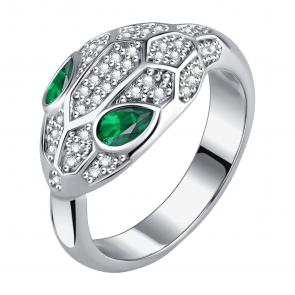 Серебряное кольцо Символ года Змея TALANT с фианитом 20-72-0003-15734 фото