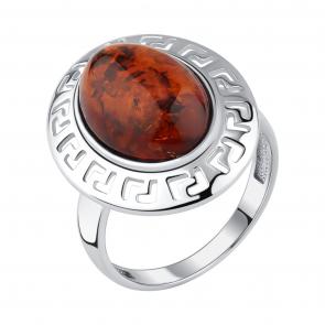 Серебряное кольцо TALANT с янтарём 20-72-00K0-14083 фото
