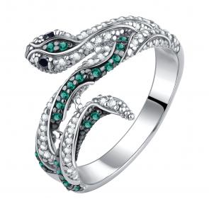 Серебряное кольцо Символ года Змея TALANT с фианитом 20-75-0003-15730 фото