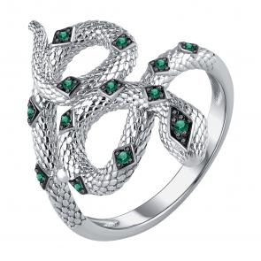 Серебряное кольцо Символ года Змея TALANT с фианитом 20-75-0003-15755 фото