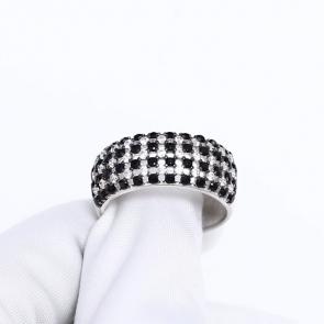 Серебряное кольцо TALANT с цирконием и шпинелью 20-75-0008-40512 фото