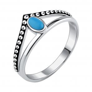 Серебряное кольцо TALANT с бирюзой 20-76-000Ъ-15065 фото