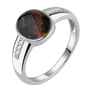 Серебряное кольцо TALANT с фианитом и эмалью 20-79-0001-15655 фото